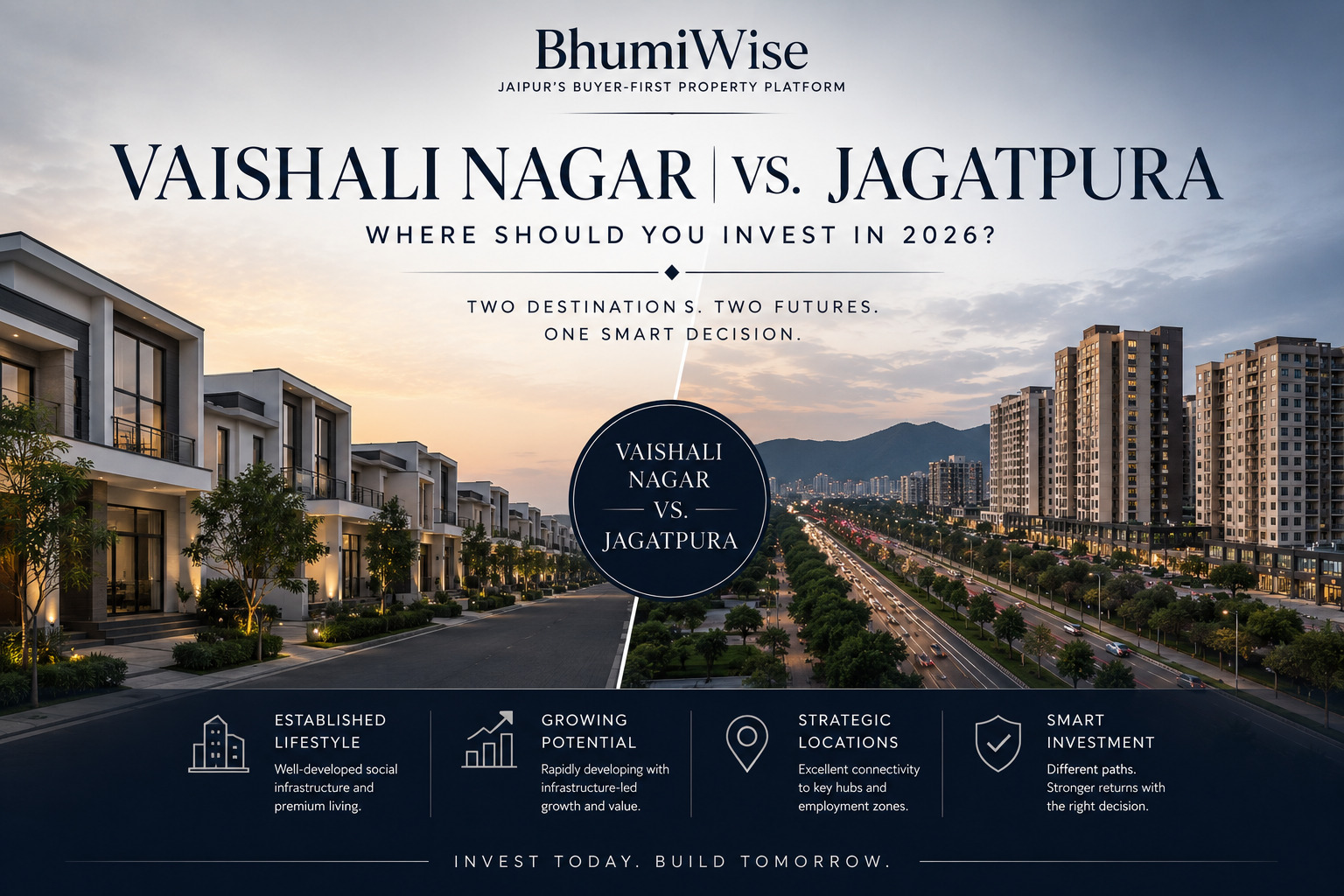 Vaishali Nagar vs. Jagatpura: Where Should You Invest in 2026?